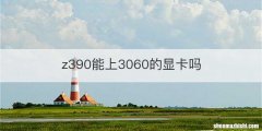 z390能上3060的显卡吗