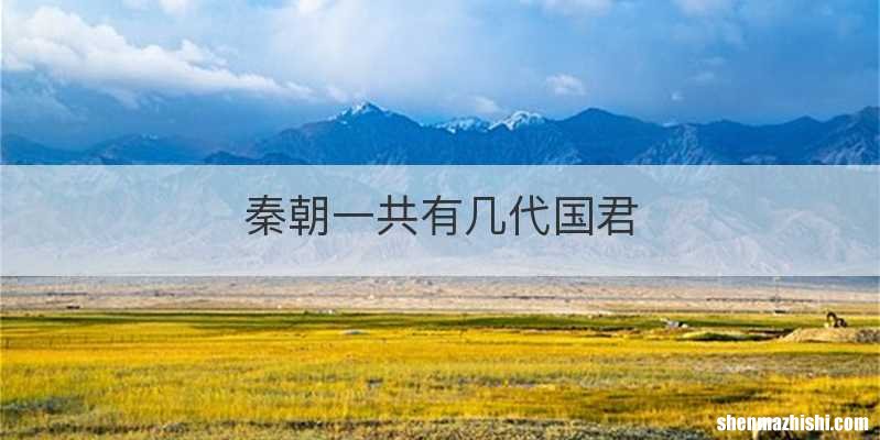 秦朝一共有几代国君