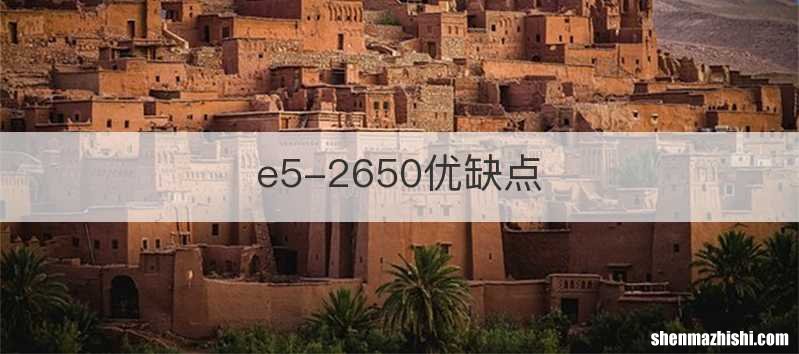 e5-2650优缺点