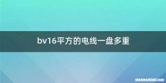 bv16平方的电线一盘多重