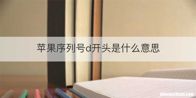 苹果序列号d开头是什么意思