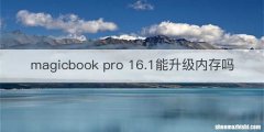 magicbook pro 16.1能升级内存吗