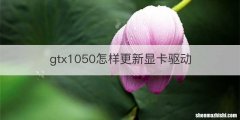 gtx1050怎样更新显卡驱动