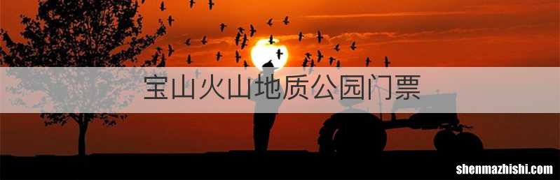 宝山火山地质公园门票