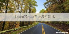 14pro和max手上尺寸对比