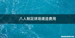 八人制足球场建造费用