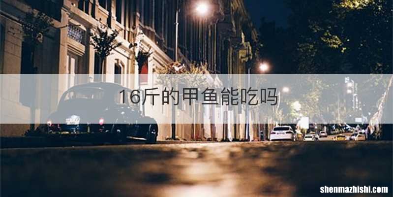 16斤的甲鱼能吃吗