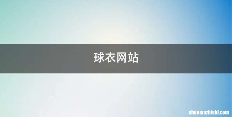 球衣网站