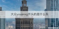 大众youareg开头的是什么车