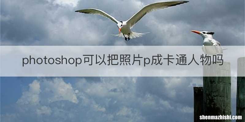 photoshop可以把照片p成卡通人物吗