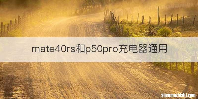 mate40rs和p50pro充电器通用
