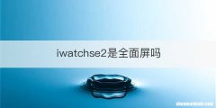 iwatchse2是全面屏吗