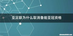 亚足联为什么取消鲁能亚冠资格