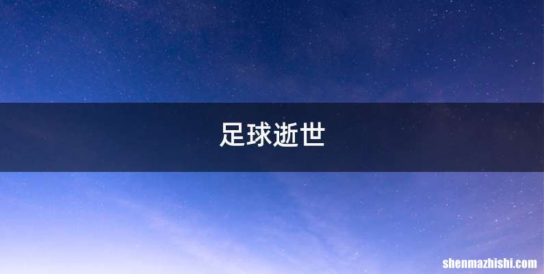足球逝世