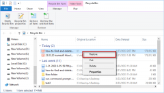 如何从笔记本电脑Windows10恢复已删除的视频