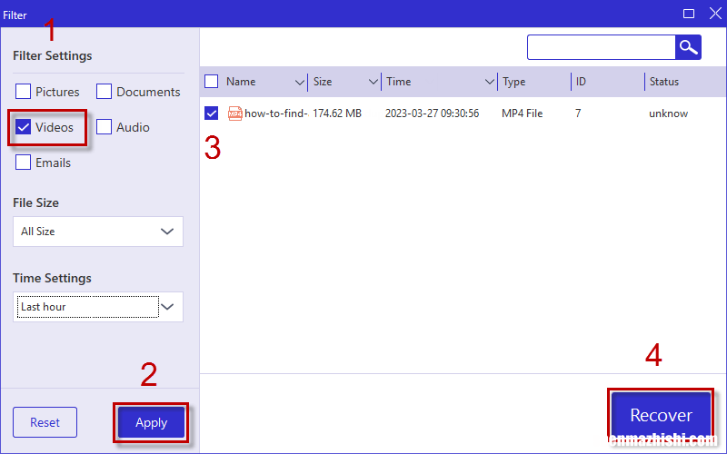 如何从笔记本电脑Windows10恢复已删除的视频