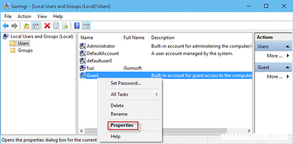 在Windows10中启用/禁用来宾帐户的4种方法