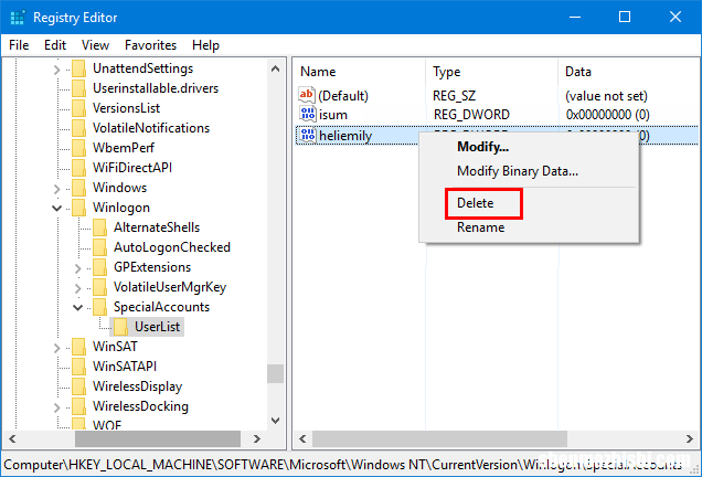 如何在Windows10中启用或禁用用户帐户
