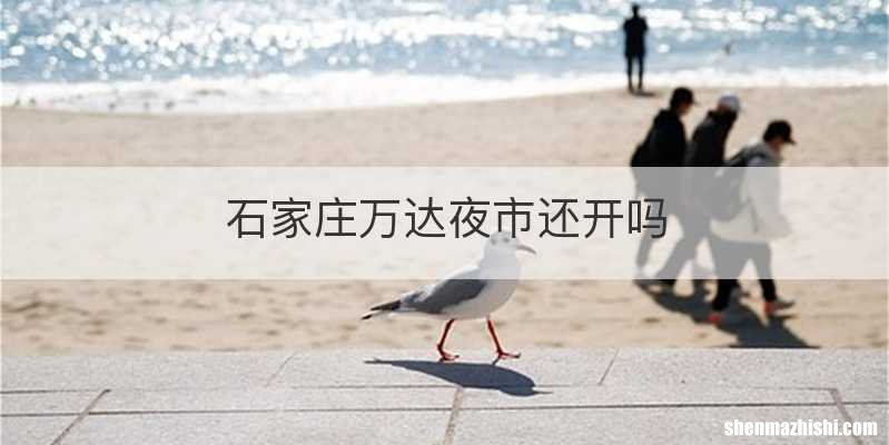 石家庄万达夜市还开吗