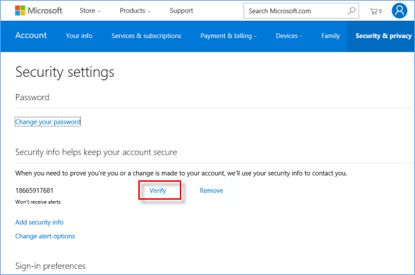 创建新Microsoft帐户时如何验证新帐户