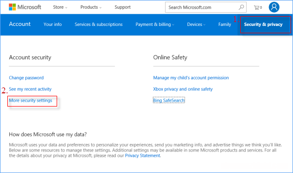 创建新Microsoft帐户时如何验证新帐户
