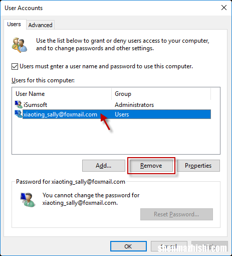笔记本电脑上微软账户的删除方法