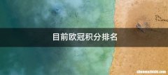 目前欧冠积分排名