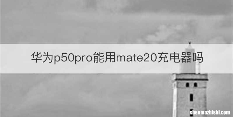 华为p50pro能用mate20充电器吗