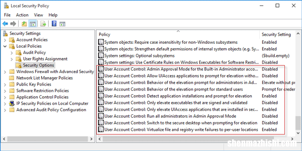如何在Windows10中禁用用户帐户控制