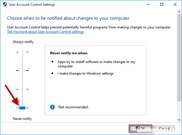 如何在Windows10中禁用用户帐户控制