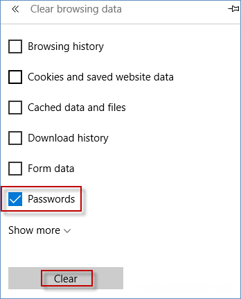 删除Chrome/Firefox/Safari/Edge中保存的用户名和密码