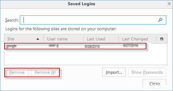 删除Chrome/Firefox/Safari/Edge中保存的用户名和密码
