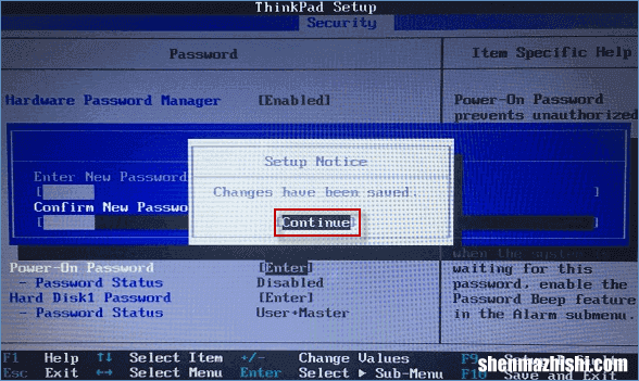 设置开机密码以阻止任何人非法访问您的计算机