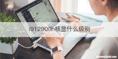 i912900h核显什么级别