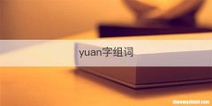 yuan字组词