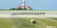 oppoa5换电池后充电异常