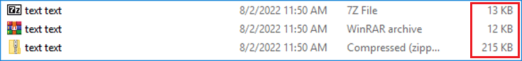 7Z、RAR、ZIP三种压缩格式的优劣比较