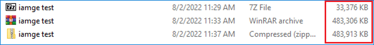 7Z、RAR、ZIP三种压缩格式的优劣比较