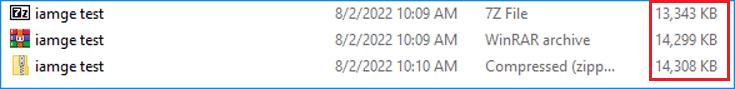 7Z、RAR、ZIP三种压缩格式的优劣比较