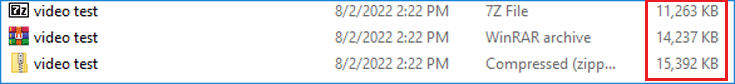 7Z、RAR、ZIP三种压缩格式的优劣比较