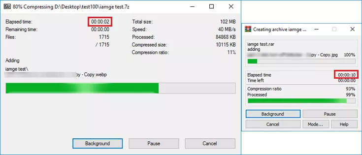 7Z、RAR、ZIP三种压缩格式的优劣比较