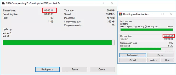 7Z、RAR、ZIP三种压缩格式的优劣比较