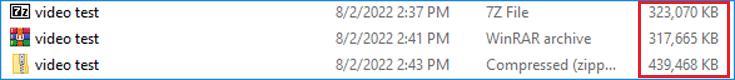 7Z、RAR、ZIP三种压缩格式的优劣比较
