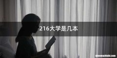 216大学是几本