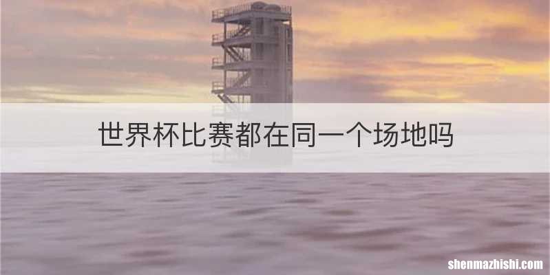 世界杯比赛都在同一个场地吗