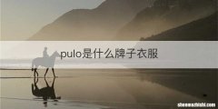 pulo是什么牌子衣服