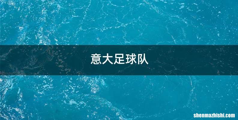 意大足球队