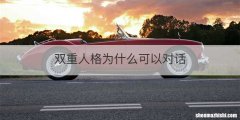 双重人格为什么可以对话