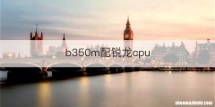 b350m配锐龙cpu