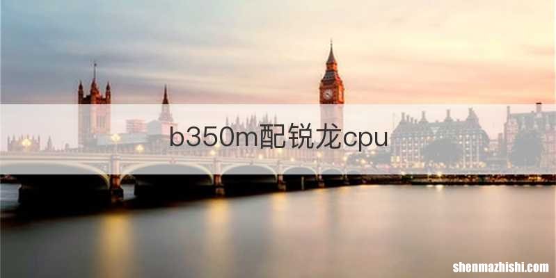 b350m配锐龙cpu